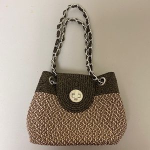 Cute straw purse! Never worn!